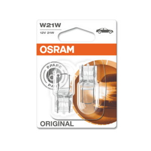 Set 2 Becuri W21W Osram Original, 12V, 21W