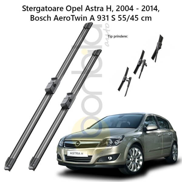 Stergatoare Opel Astra H 2004-2014 Bosch AeroTwin A931S – performanta premium, stergere eficienta si durabilitate extinsa.