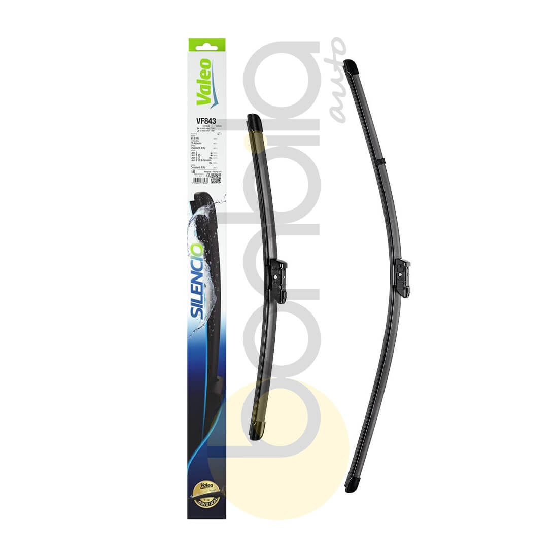 Stergatoare Hyundai Tucson NX4 2021-Prezent, Valeo Silencio VF843, 65/40 cm 2 Stergatoare Valeo Silencio 577843