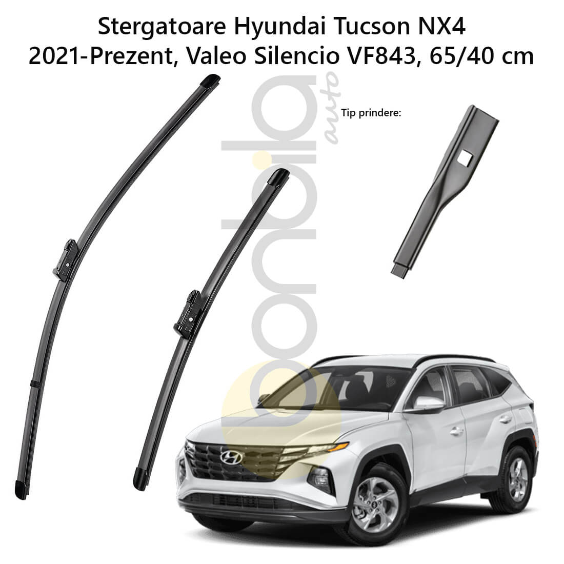 Stergatoare Hyundai Tucson NX4 2021-Prezent, Valeo Silencio VF843, 65/40 cm 1 Stergatoare Hyundai Tucson NX4 2021-Prezent Valeo Silencio VF843 – performanta premium, stergere eficienta si durabilitate extinsa.
