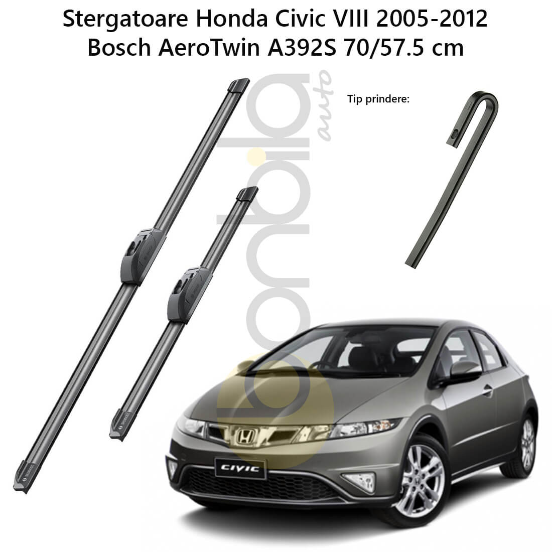 Stergatoare Honda Civic VIII 2005-2012 Bosch AeroTwin A392S 70