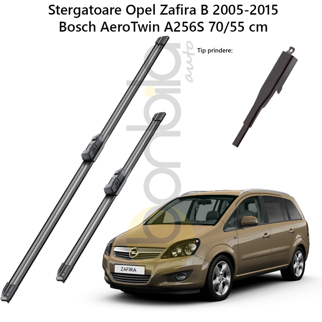 Stergatoare Opel Zafira B 2005-2015 Bosch AeroTwin A256S 70/55 Cm