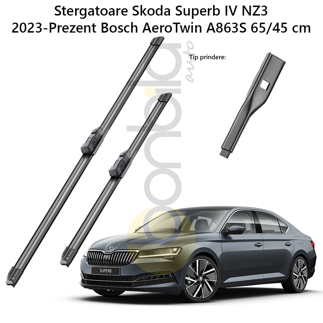 Stergatoare Skoda Superb IV NZ3 2023-Prezent Bosch AeroTwin A863S