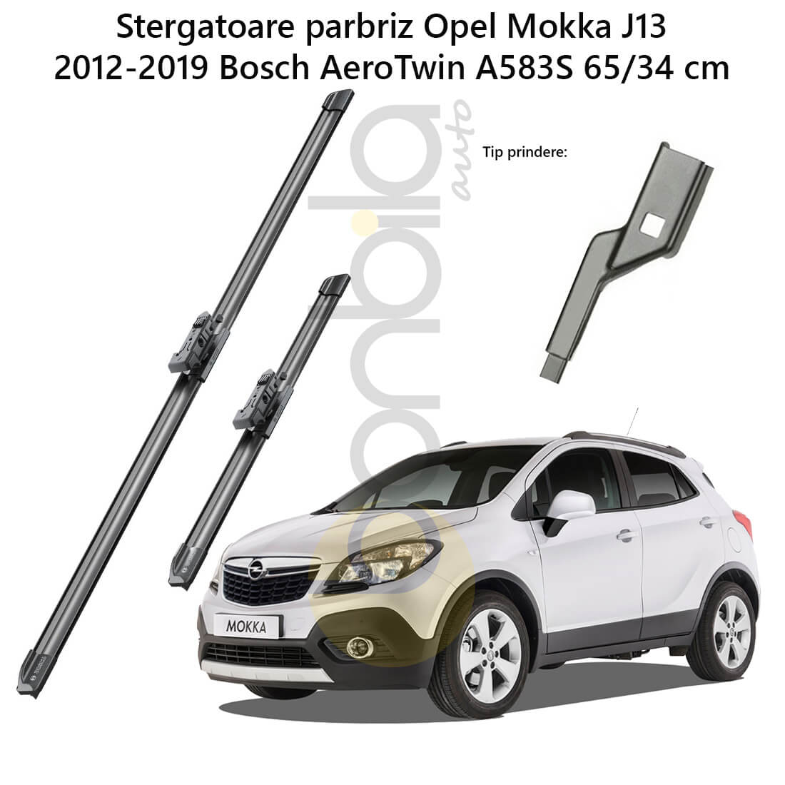 o(*⌒―⌒*)oページ Stergatoare Parbriz Opel Mokka J13 2012-2019 Bosch AeroTwin A583S
