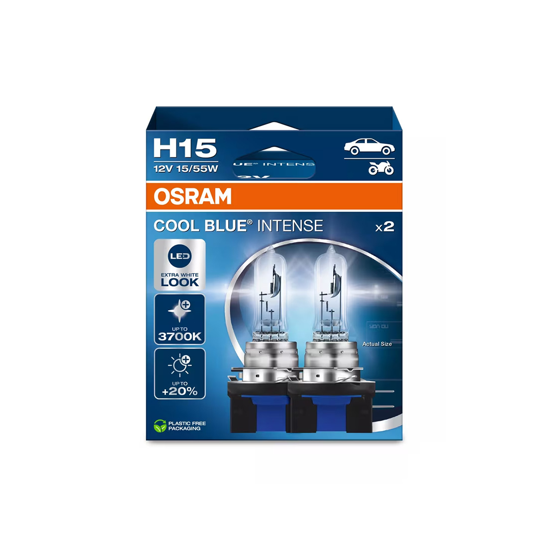 OSRAM Cool Blue Intense – Ce modele exista si cum alegi varianta potrivita 13 Set 2 becuri H15 Osram Cool Blue Intense 64176CBN-2HB