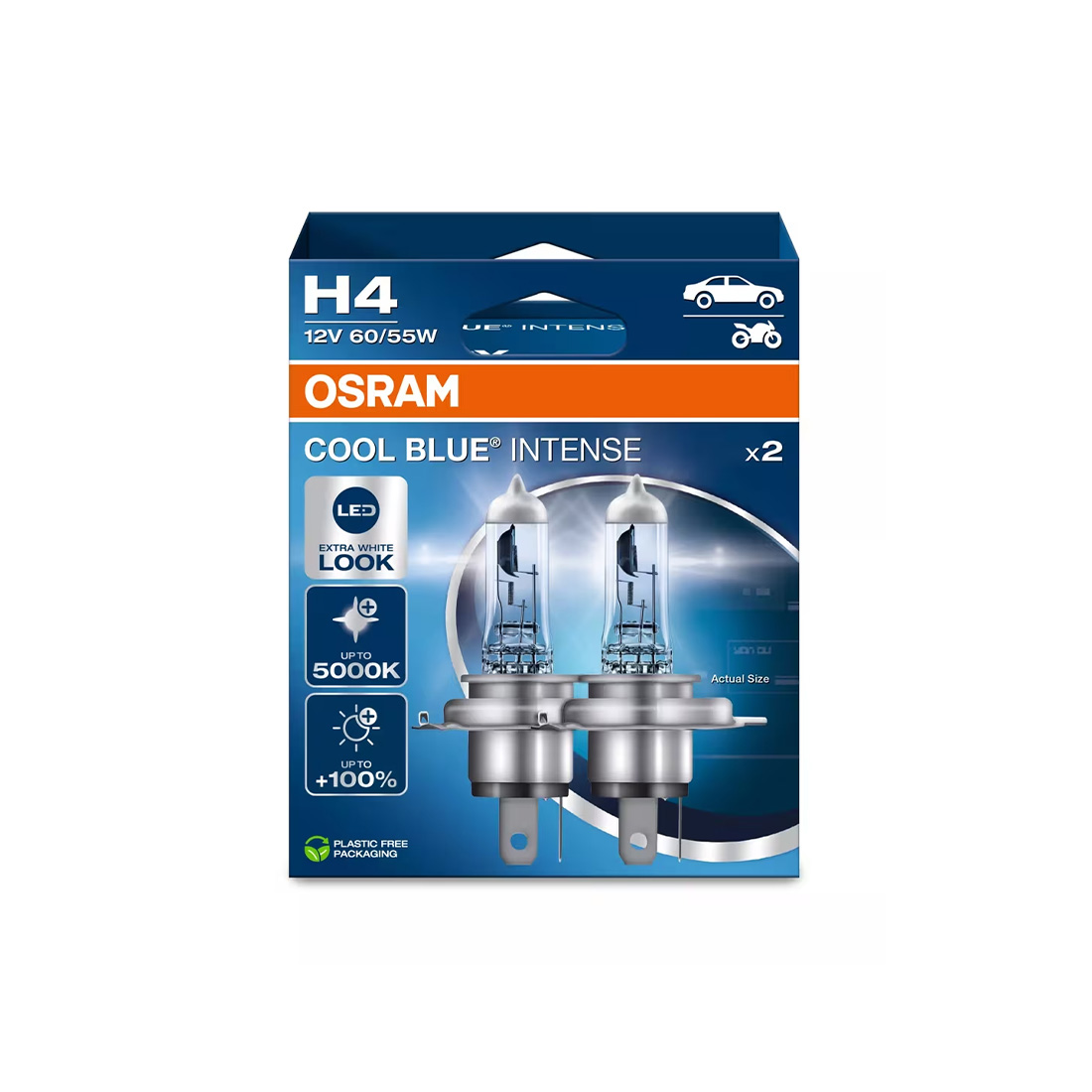 OSRAM Cool Blue Intense – Ce modele exista si cum alegi varianta potrivita 6 Set 2 becuri H4 Osram Cool Blue Intense 64193CBN-2HB