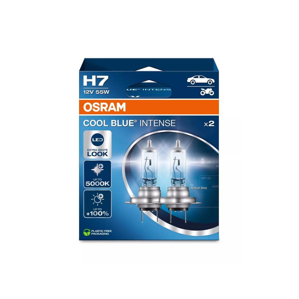 Set 2 becuri H7 Osram Cool Blue Intense 64210CBN-2HB