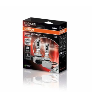 Set 2 becuri LED H10 Osram Night Breaker LED Smart 9145DWNBSM-2HB